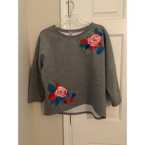 Halogen Embroidered Sweatshirt
